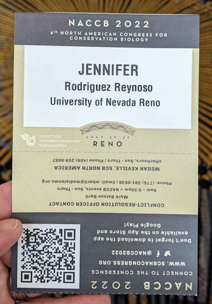 Event badge design idea showcasing a clear layout with effective branding.