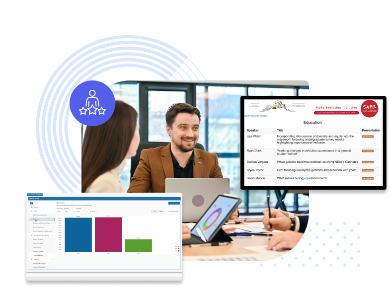 A person checking the app in his laptop.