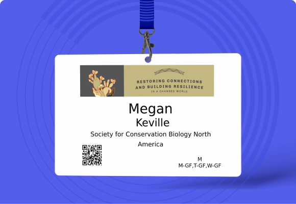 Badge printing personalized details