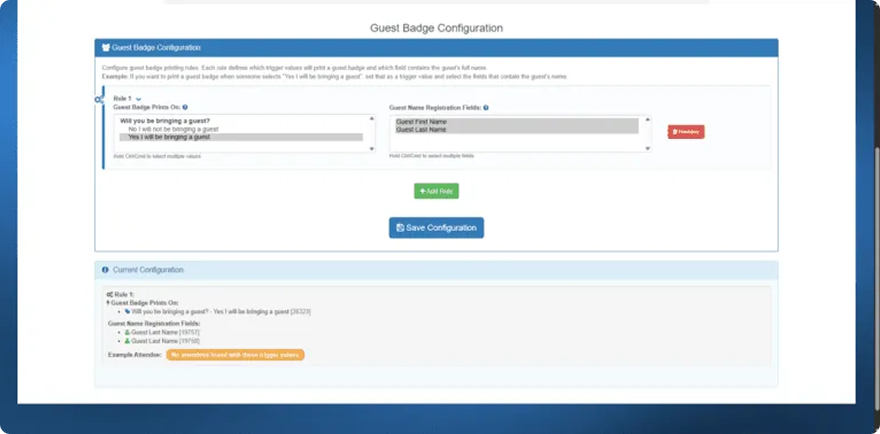 Guest Badge Config Rules image