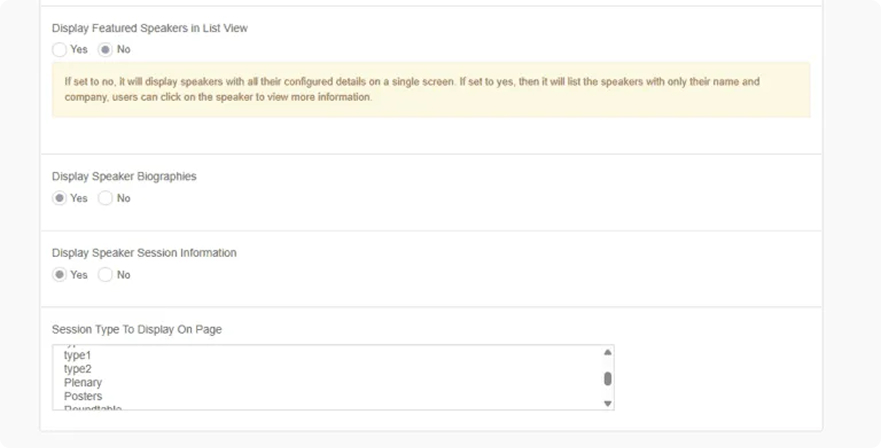System Updates admin config